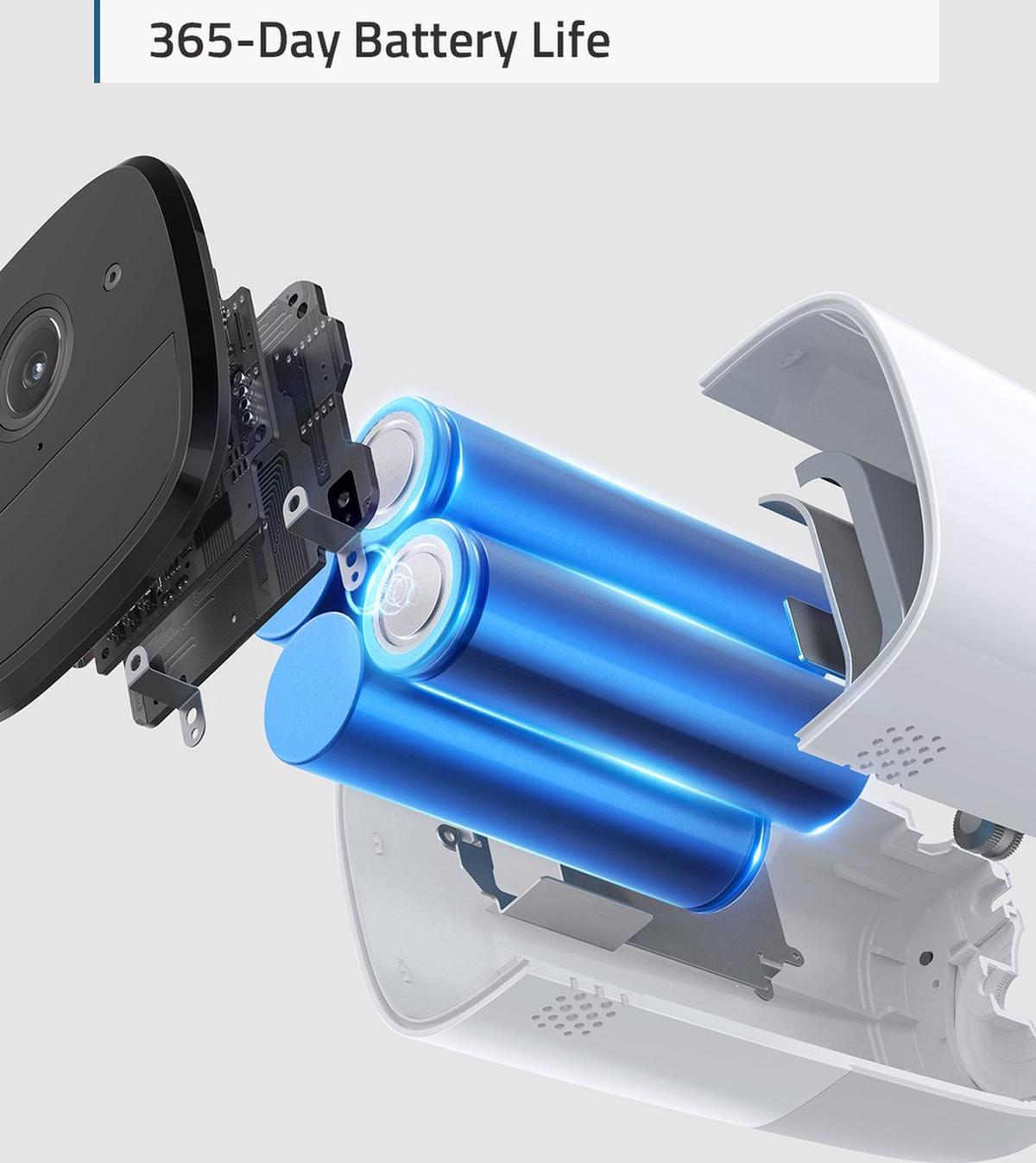 Eufy Cam 2 Pro 2K Draadloze Beveiligingscamera - Uitbreiding - Wit (2-pack)