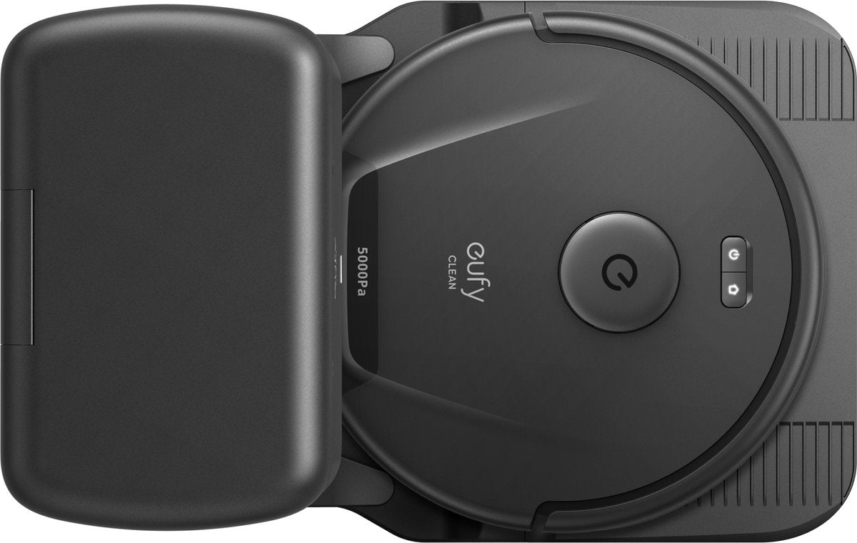 Eufy Clean L60 Hybrid SES Robotstofzuiger met dweilfunctie - Robot Vacuum - 5.000 Pa Zuigkracht, Met automatisch leegstation, Bestuurbaar via smartphone