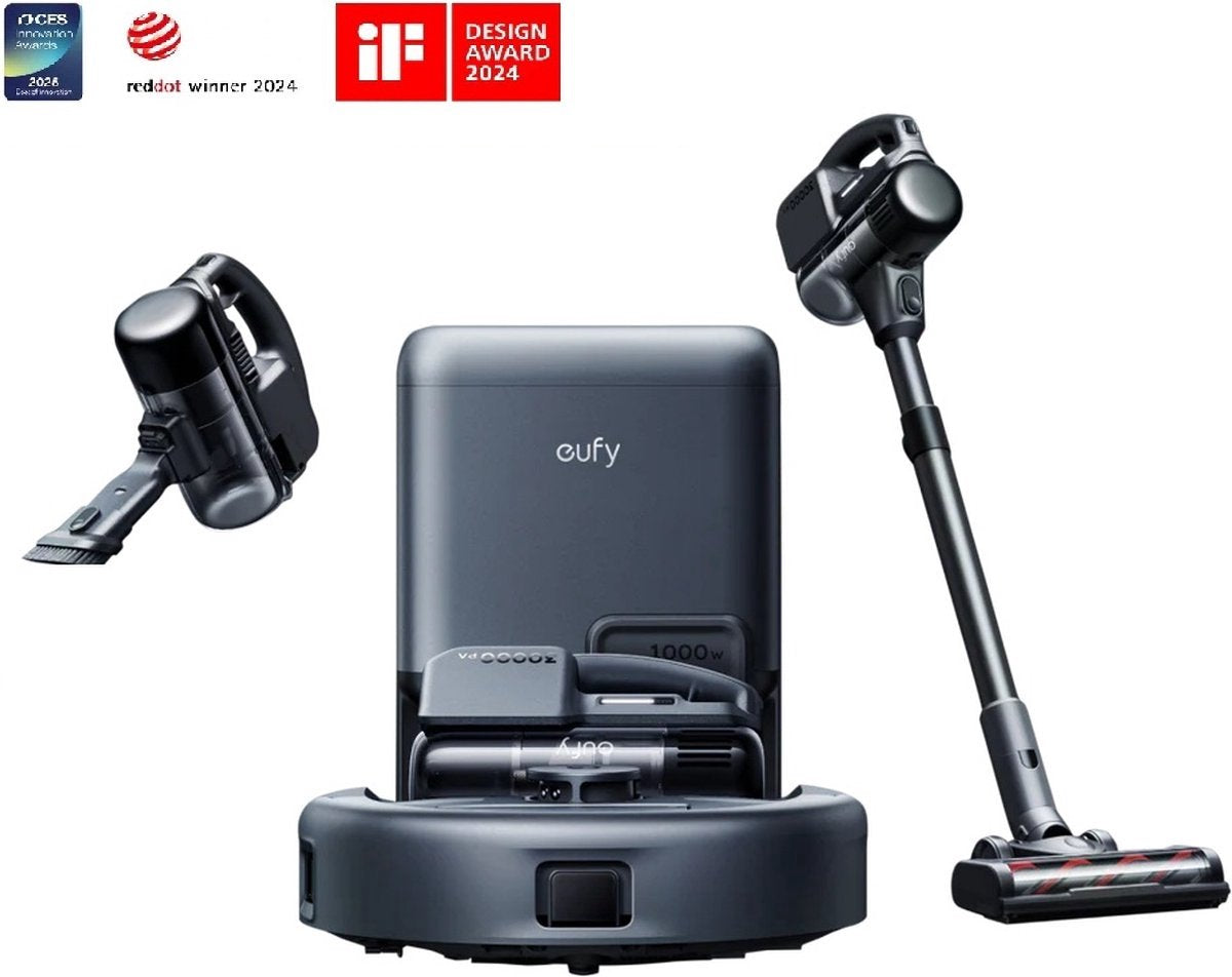 eufy Clean Robotstofzuiger 3-in-1 E20 's Werelds eerste demonteerbare combi-robotstofzuiger met dieptereiniging