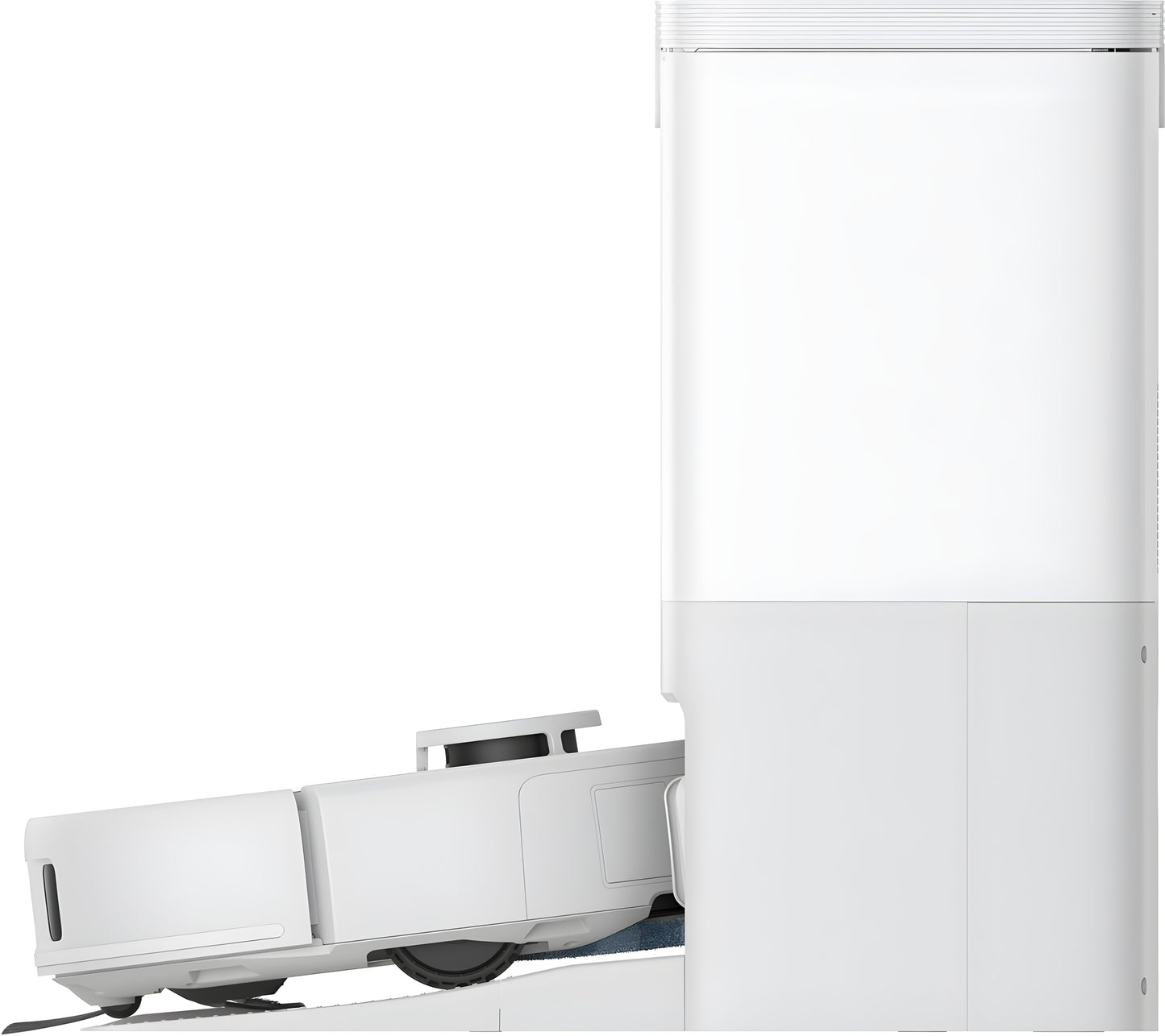 Eufy Clean X10 Pro Omni Wit robotstofzuiger met dweil - Robot Vacuum 8000 Pa zuigkracht, tapijt detectie AI-obstakel vermijding, wast en droogt de dweil, automatisch legen en vullen