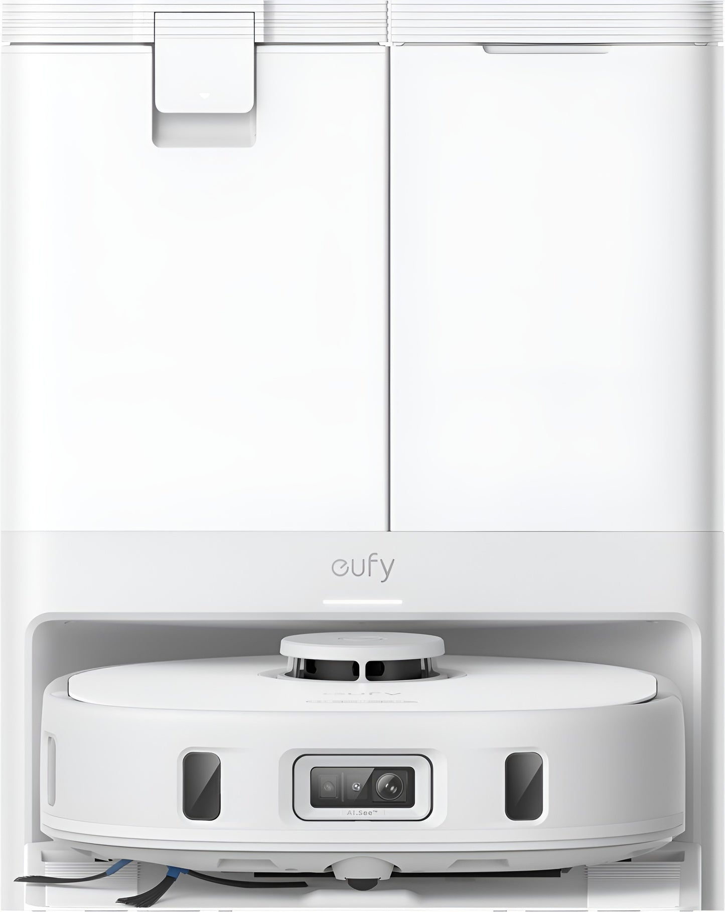 Eufy Clean X10 Pro Omni Wit robotstofzuiger met dweil - Robot Vacuum 8000 Pa zuigkracht, tapijt detectie AI-obstakel vermijding, wast en droogt de dweil, automatisch legen en vullen