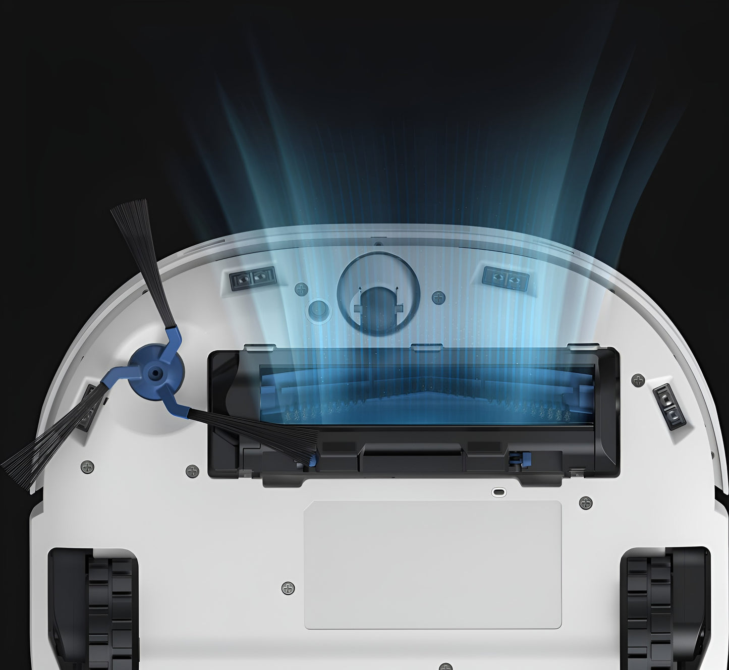 Eufy Clean X10 Pro Omni Wit robotstofzuiger met dweil - Robot Vacuum 8000 Pa zuigkracht, tapijt detectie AI-obstakel vermijding, wast en droogt de dweil, automatisch legen en vullen
