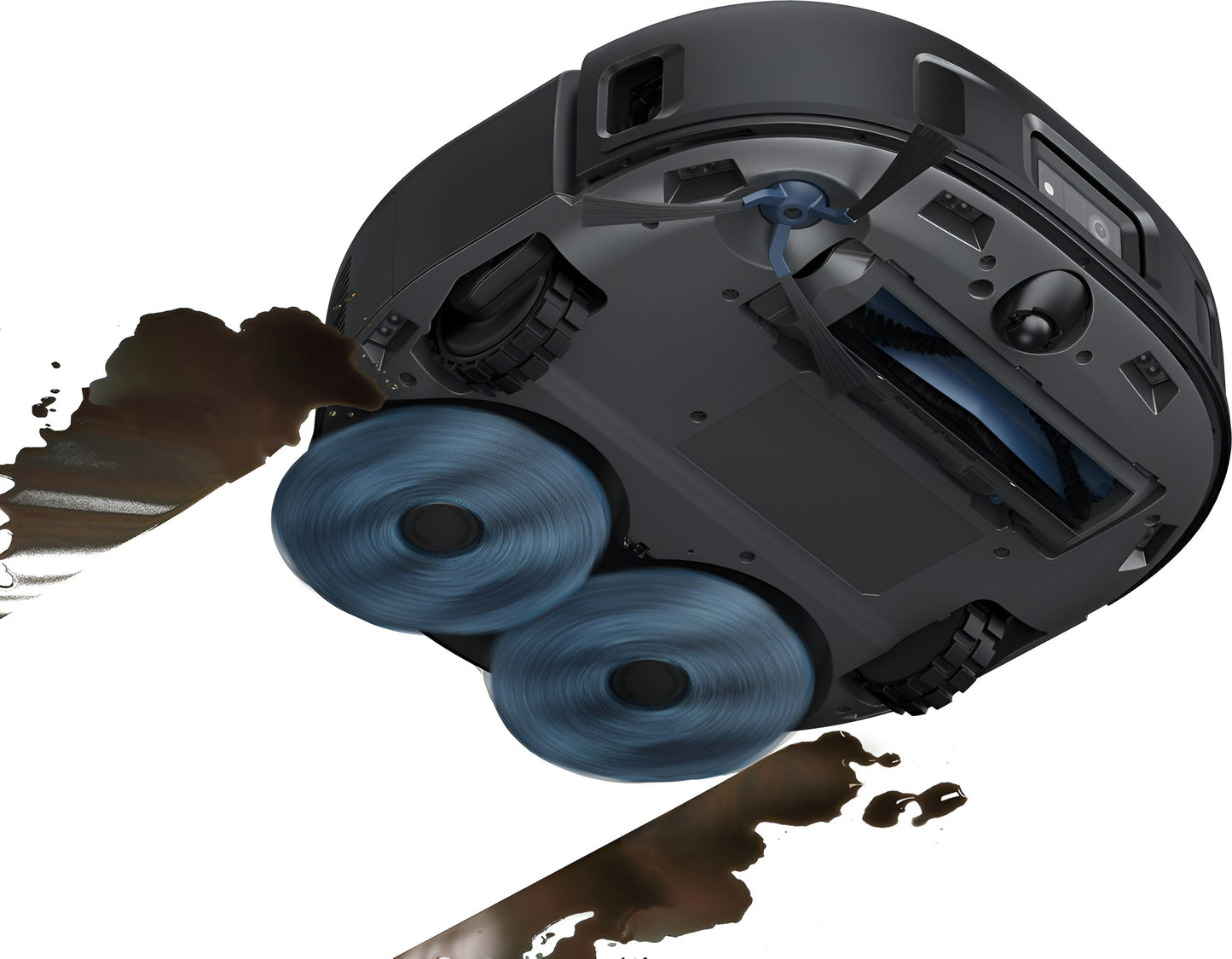 eufy Clean X10 Pro Omni robotstofzuiger met dweil - Robot Vacuum 8000 Pa zuigkracht, tapijt detectie AI-obstakel vermijding, wast en droogt de dweil, automatisch legen en vullen