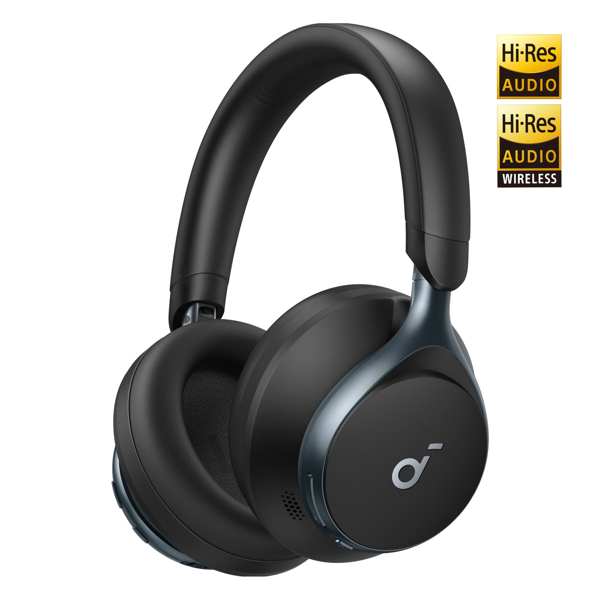 soundcore by Anker Space One-Koptelefoon met Adaptieve en Actieve Ruisonderdrukking- 2X zo sterke stemmendemping-40 u speeltijd-Appbediening- LDAC Hi-Res Wireless Audio-Comfortabel-Bluetooth 5.3