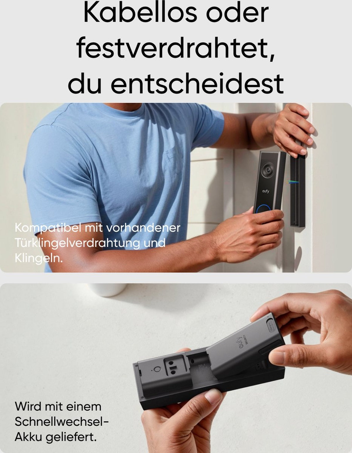 Eufy Video Doorbell C31 + Chime - Voordeelbundel