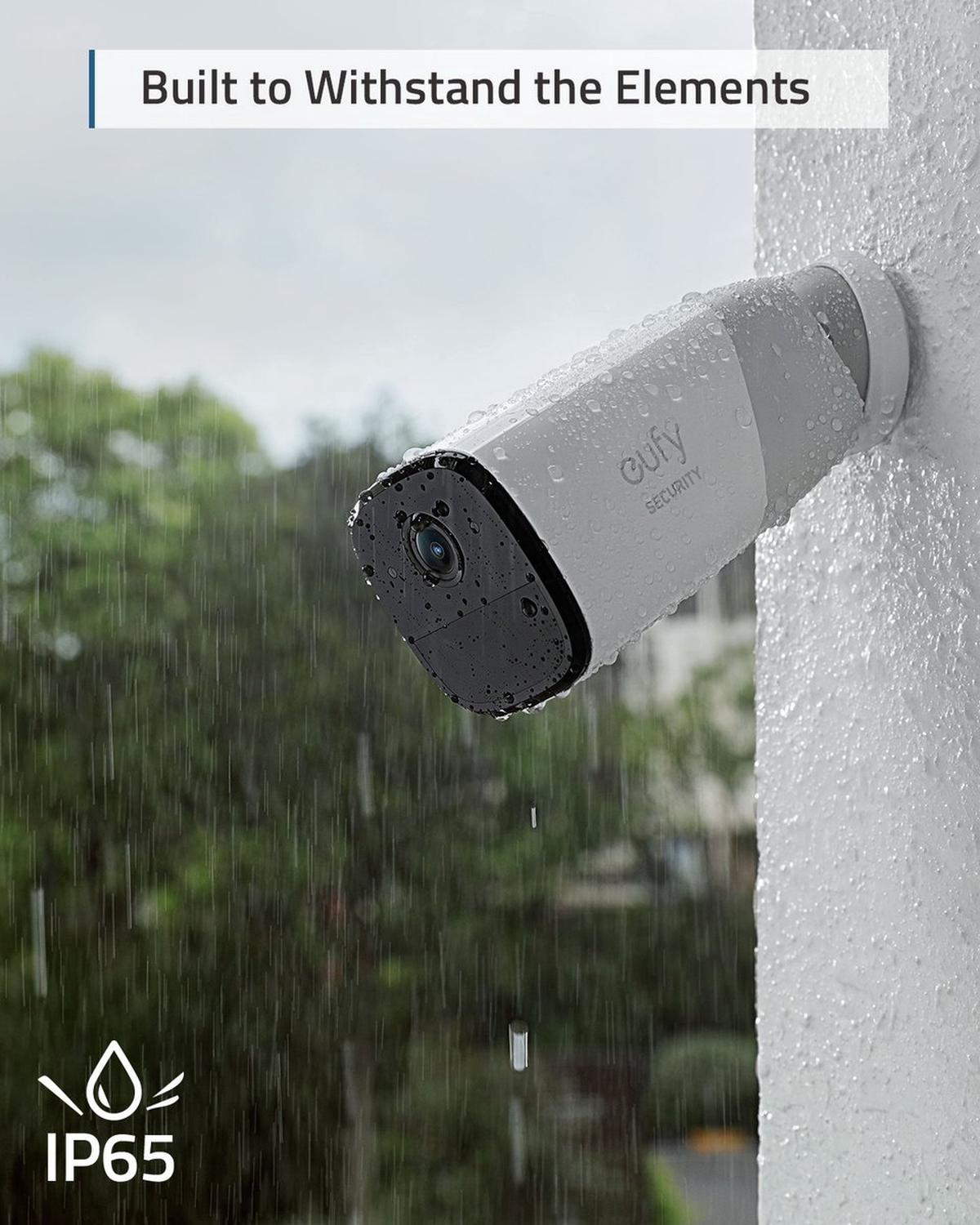 Eufy Cam 2 Pro 2K Draadloze Beveiligingscamera - Uitbreiding - Wit (2-pack)