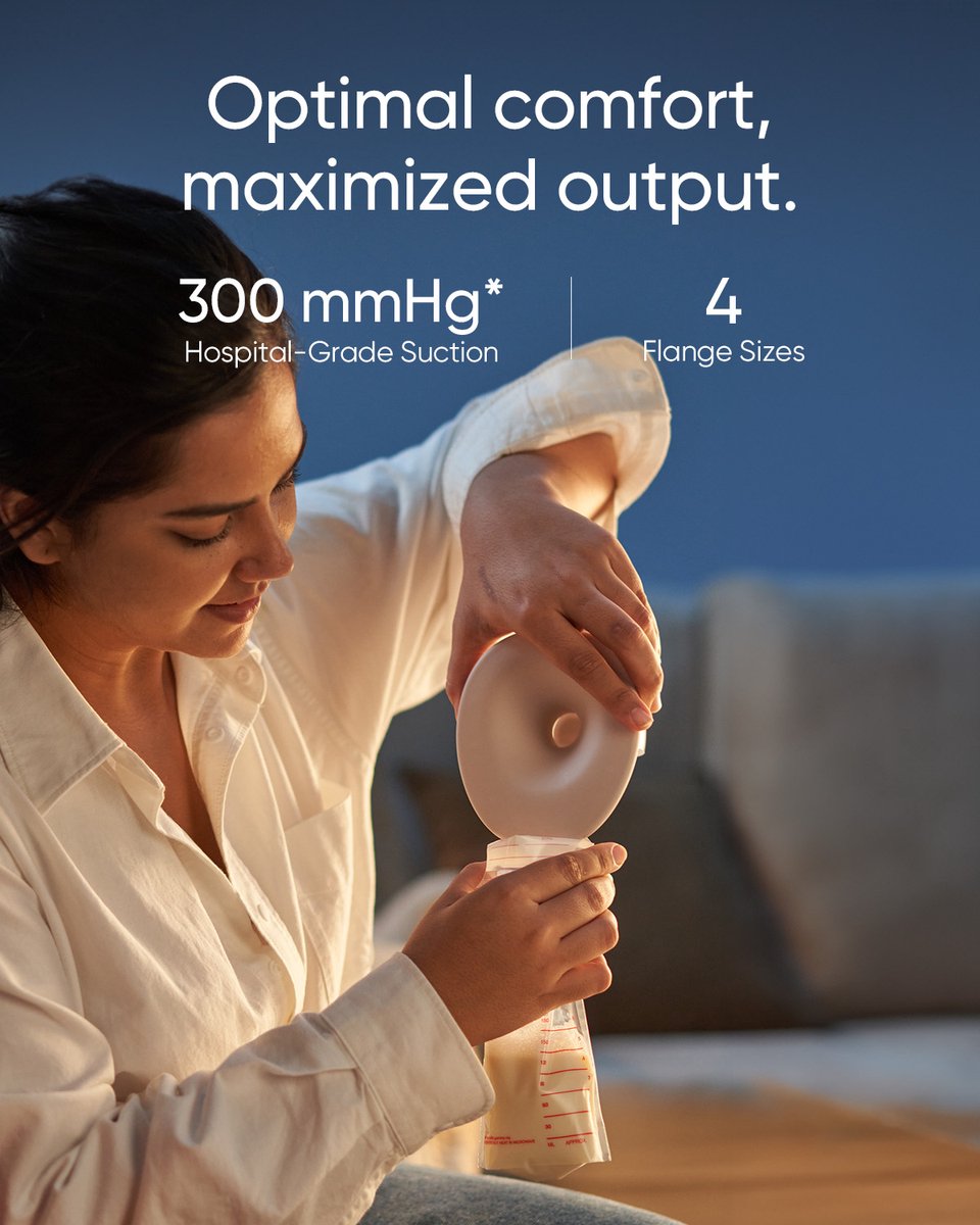 eufy Baby S1 Pro Draagbare Borstkolf – Breast Pump – Verwarmingstechnologie voor Meer Comfort – Draagbare Oplaadhouder – App-bediening – Gepersonaliseerd Slim Ritme