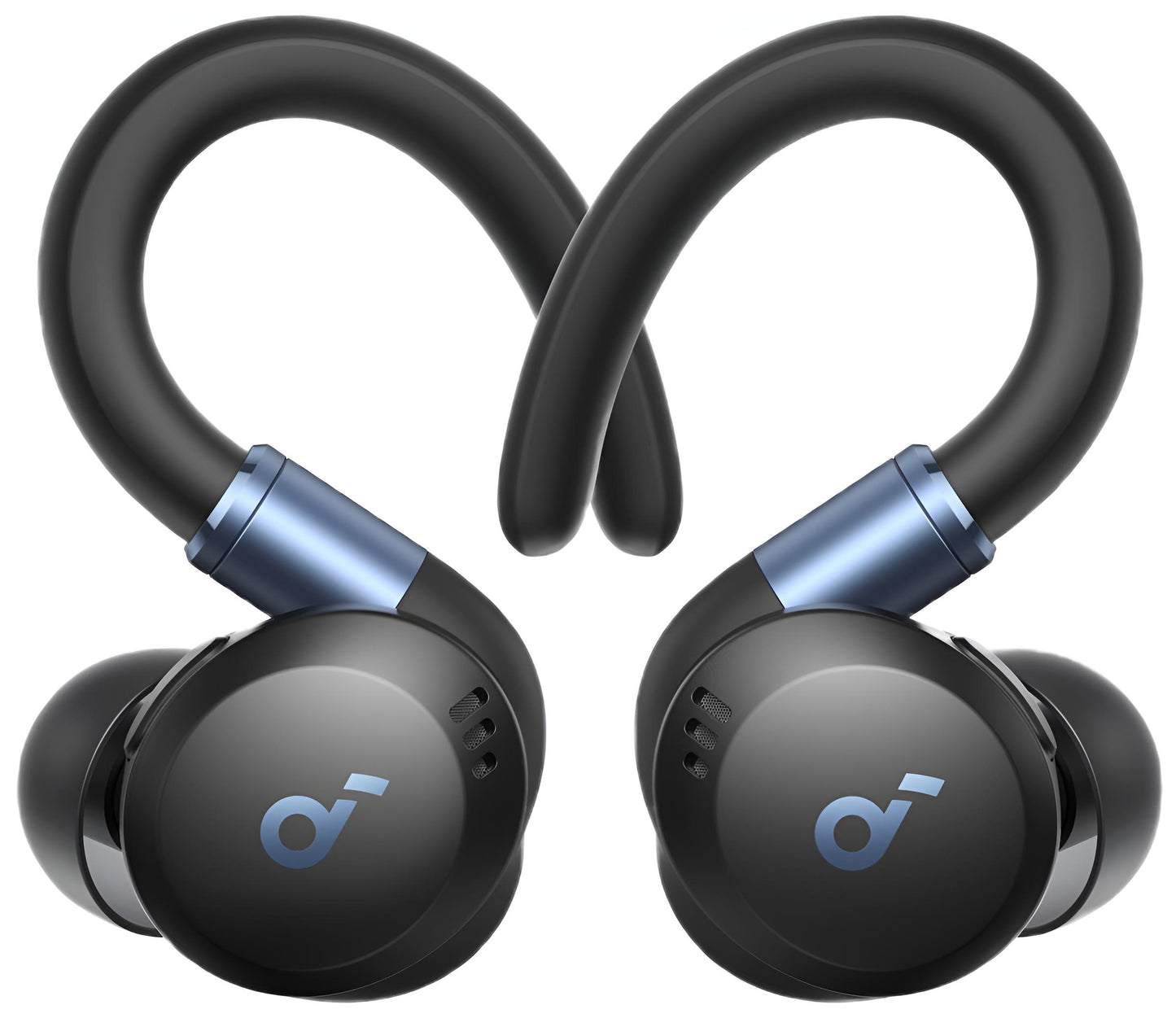 soundcore by Anker Sport X20 Draadloze Oordopjes Zwart - Earbuds - Active Noise Cancelling, Multipoint Connection, 48 uur accuduur, Bluetooth 5.3, IP68 waterbestendig, verstelbare oorhaken