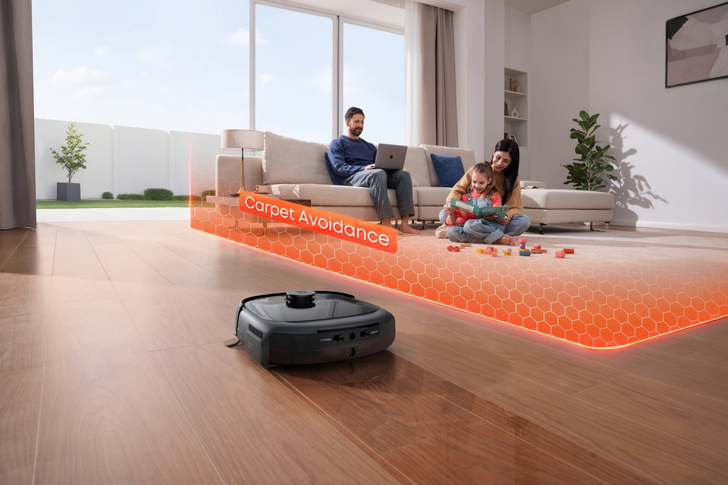 eufy Robotstofzuiger Omni E28, draagbare dieptereiniger, HydroJet systeem, 20.000 Pa zuigkracht, DuoSpiral ontklittende borstels, CornerRover arm, alles-in-één station