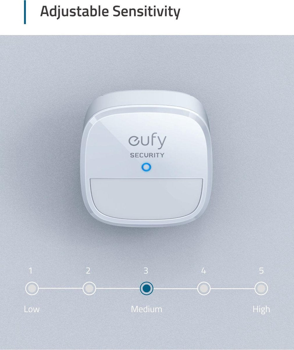 Eufy Bewegingssensor - Batterij - Wit - Vereist Homebase