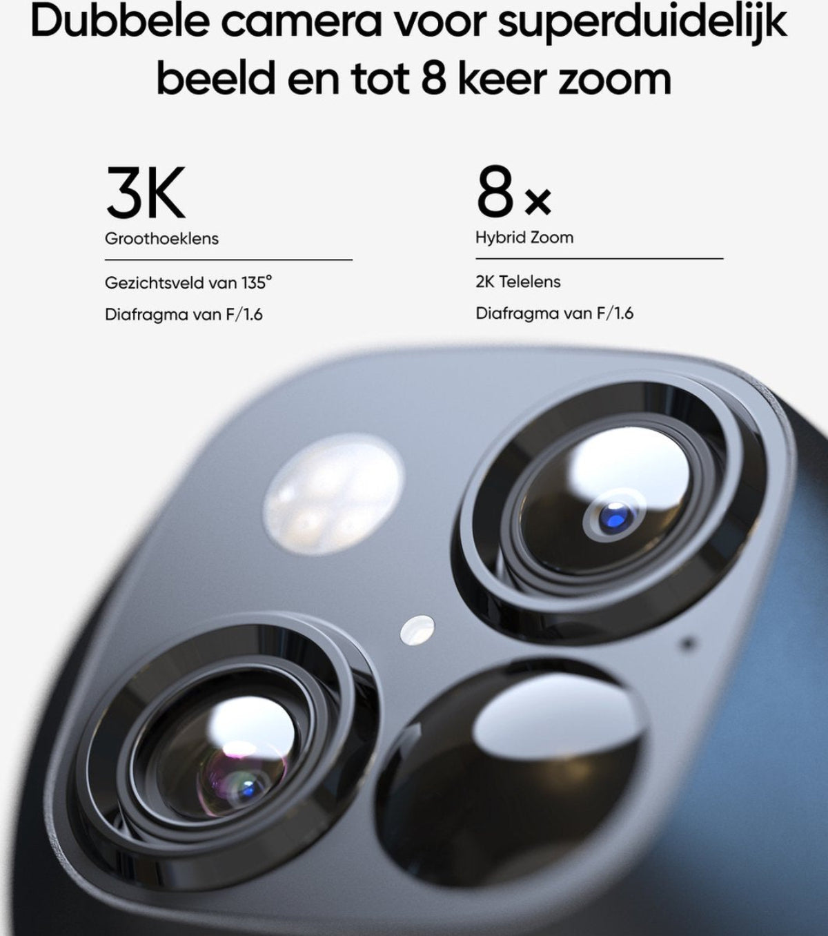 Eufy Security E340 Video Deurbel met Chime – Zwart met Wit Chime + eufy Security S340 Solocamera – Wit + eufy Security HomeBase 3 S380 basissysteem – Homebase - Wit