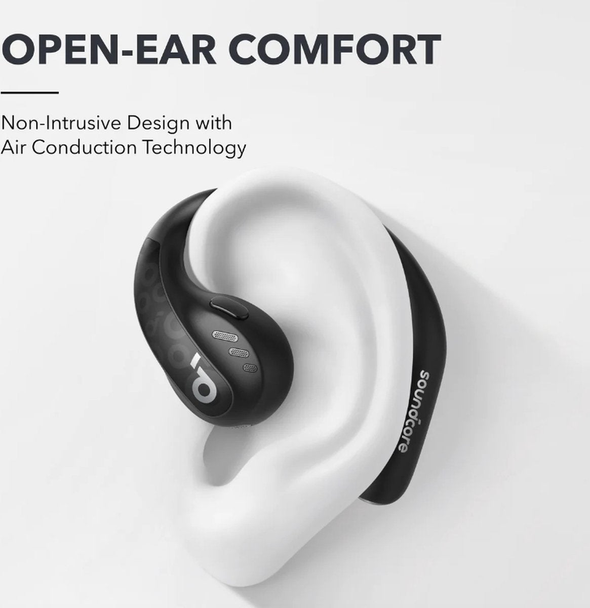 Anker SoundCore AeroFit Pro Open-Ear Oordopjes met Nekband Zwart