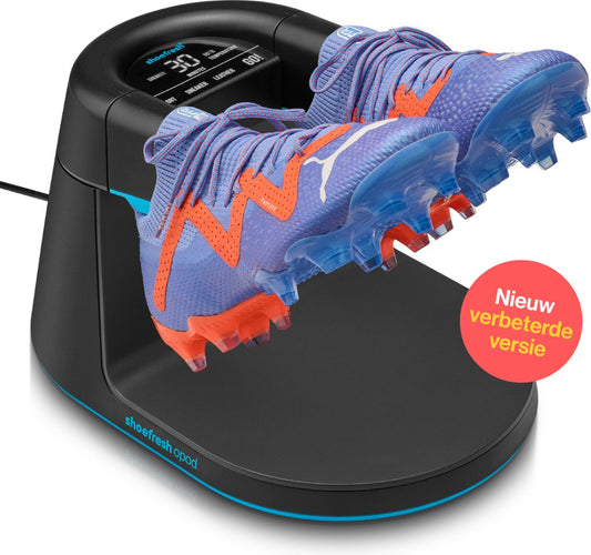 Shoefresh Opod Schoenverfrisser - Elektrische Schoendroger Tegen Geurtjes - Geurvreter voor Schoenen- Droge Schoenen - Schoendeodorant - Zwart