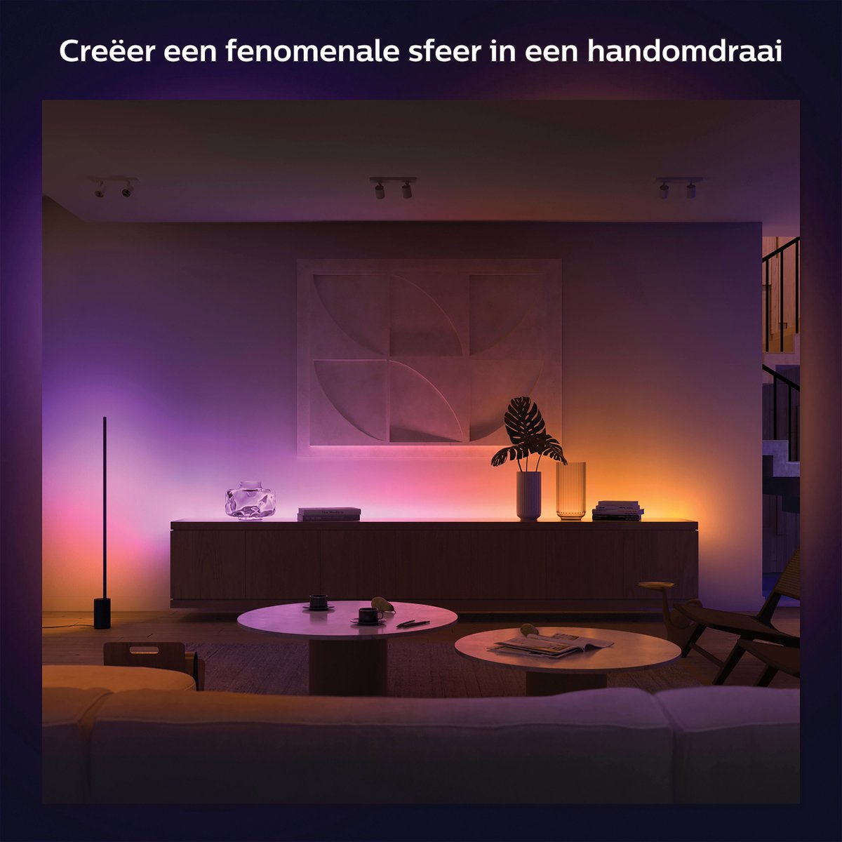 Philips Hue Gradient lightstrip 2 m basis - White and Color Ambiance - Bluetooth
