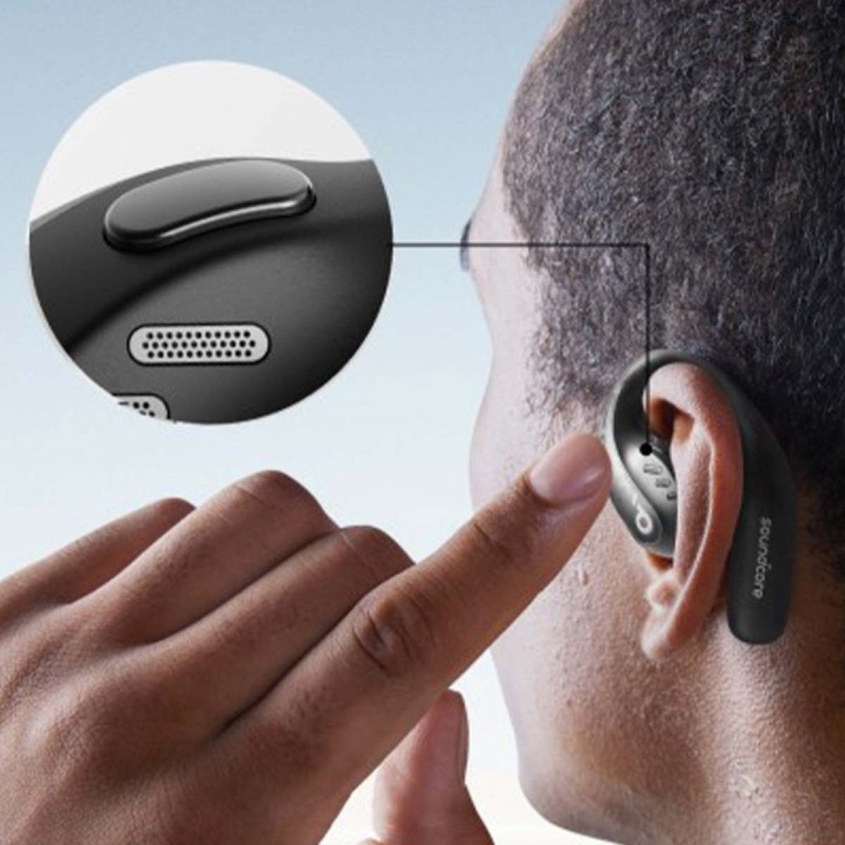 Anker SoundCore AeroFit Pro Open-Ear Oordopjes met Nekband Zwart