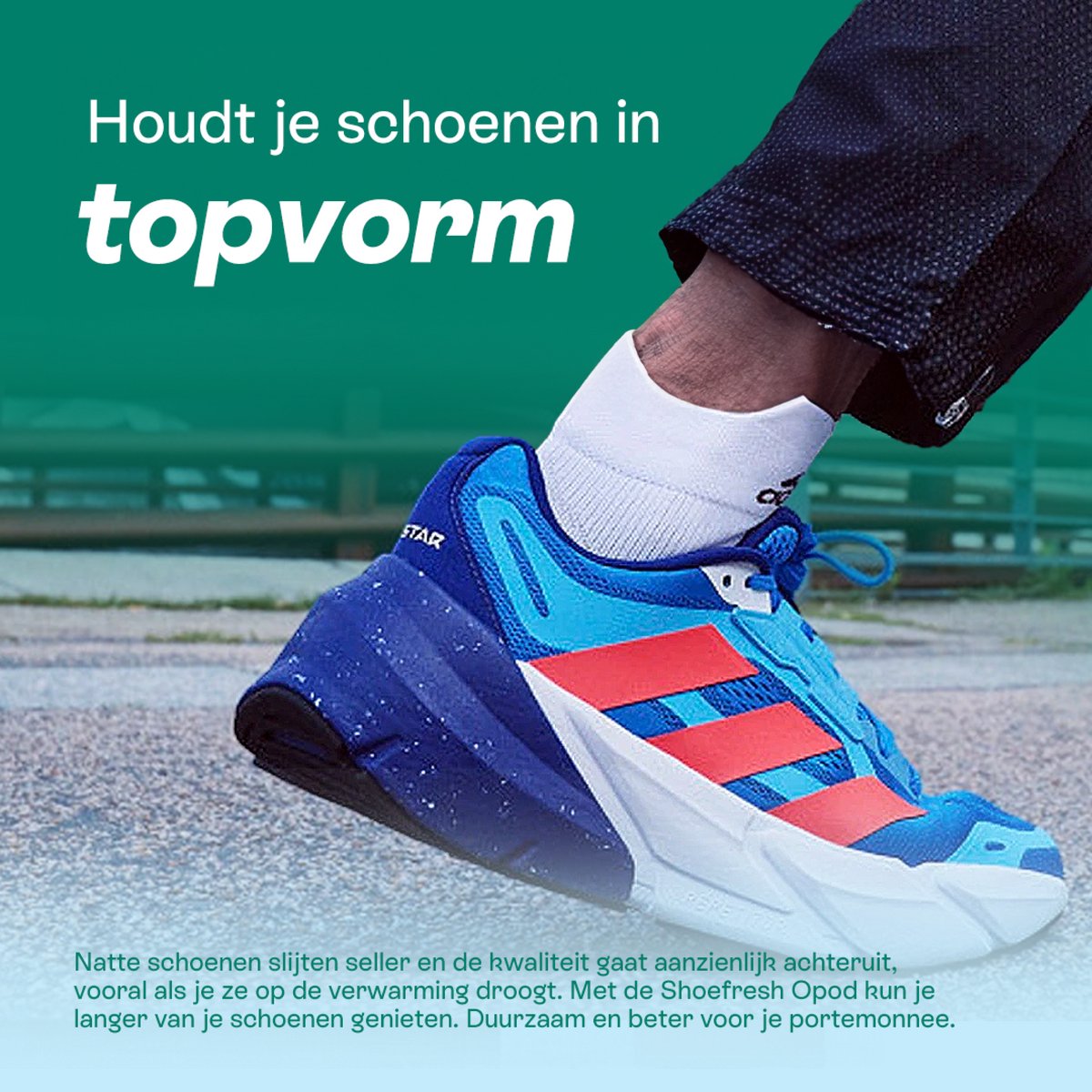 Shoefresh Opod Schoenverfrisser - Elektrische Schoendroger Tegen Geurtjes - Geurvreter voor Schoenen- Droge Schoenen - Schoendeodorant - Zwart