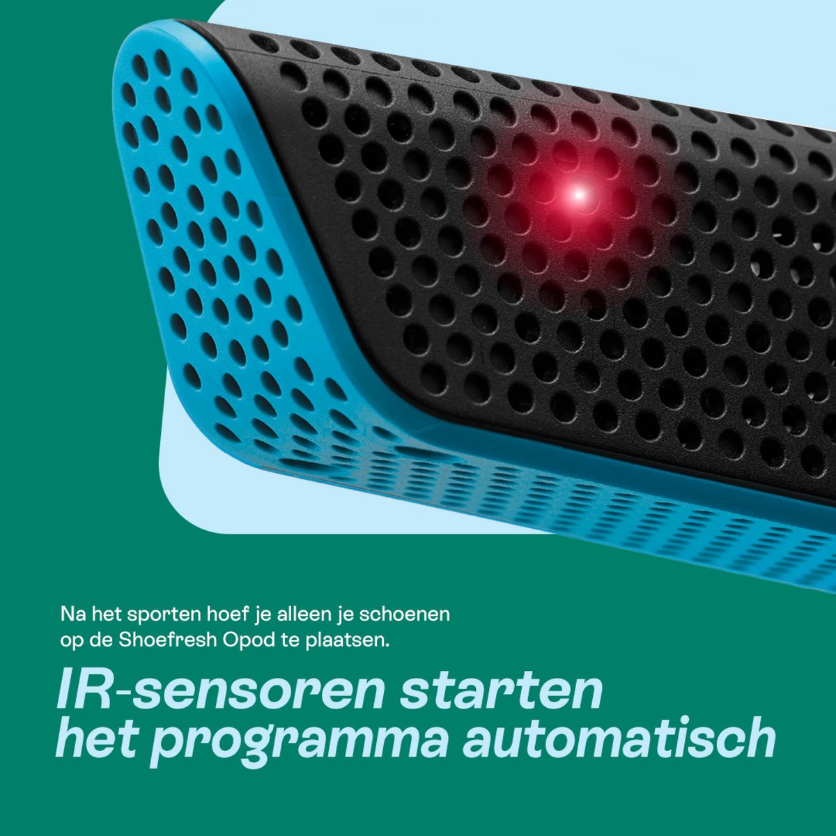 Shoefresh Opod Schoenverfrisser - Elektrische Schoendroger Tegen Geurtjes - Geurvreter voor Schoenen- Droge Schoenen - Schoendeodorant - Zwart