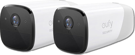 Eufy Cam 2 Pro 2K Draadloze Beveiligingscamera - Uitbreiding - Wit (2-pack)