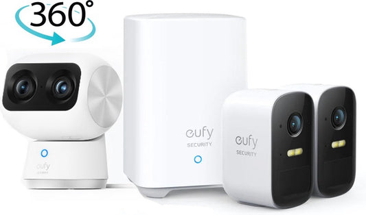 Eufy by Anker 2C set + EufyCam S350 4K- Bundel