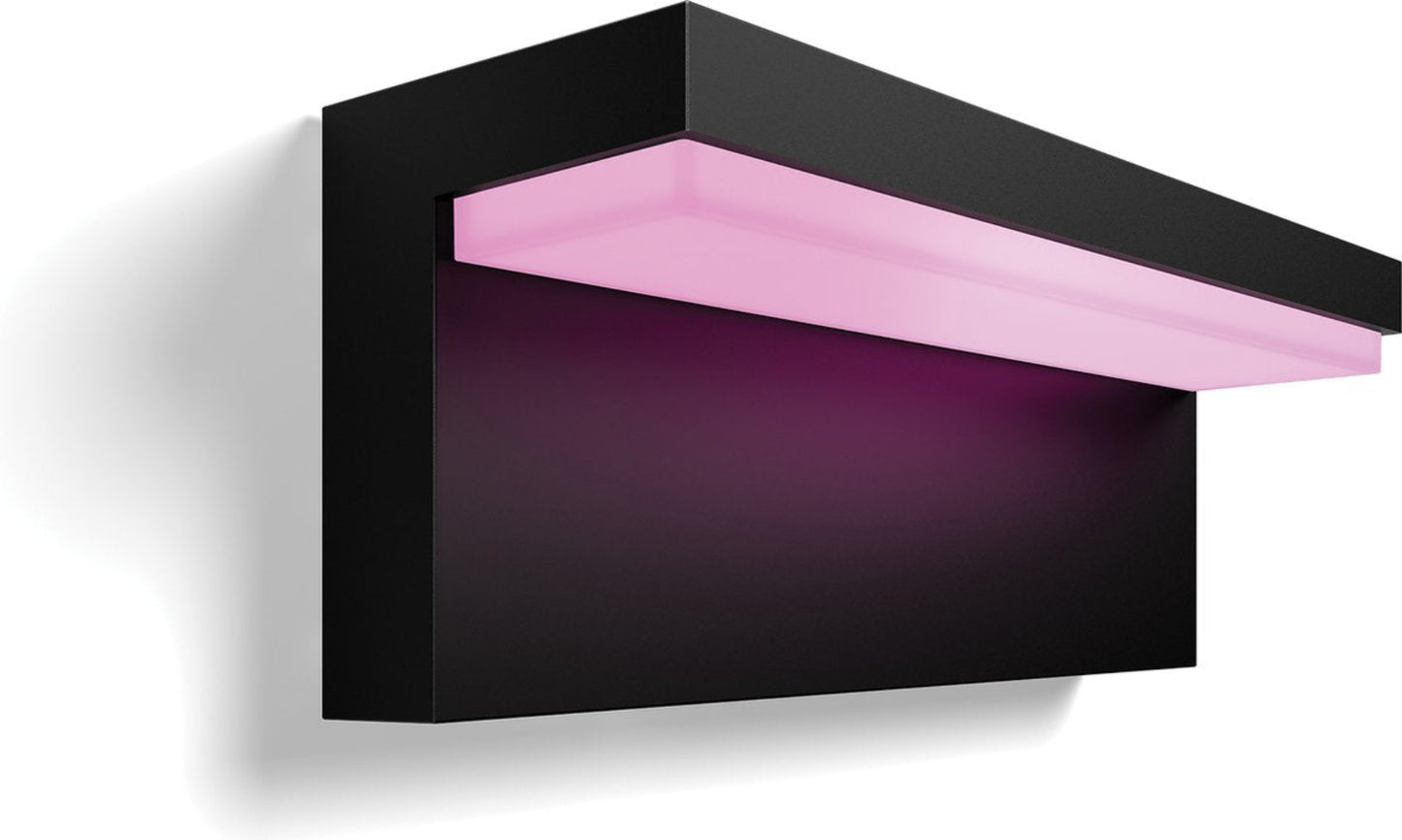 Philips Hue Nyro muurlamp - wit en gekleurd licht - zwart