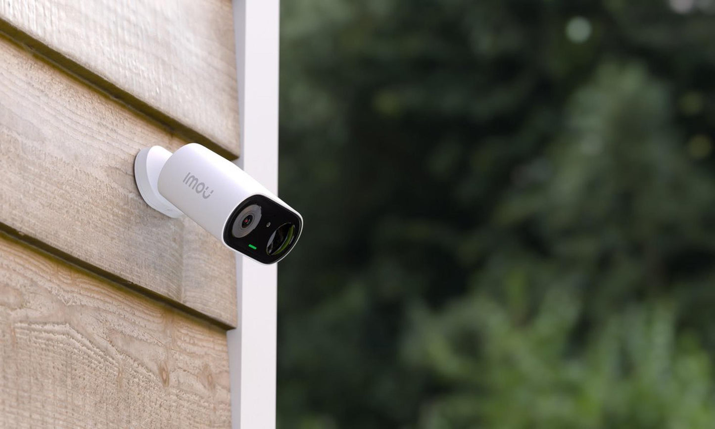 Imou Cell Go Full Color - Beveiligingscamera - 2K Draadloos Bewakingscamera Voor Buiten - 5000 mAH Accu - Eenvoudige Installatie - AI-Persoonsdetectie - Met Opslag - Smart Full Color Night Vision - IP65 Weerbestendig - Compatibel Met Zonnepaneel