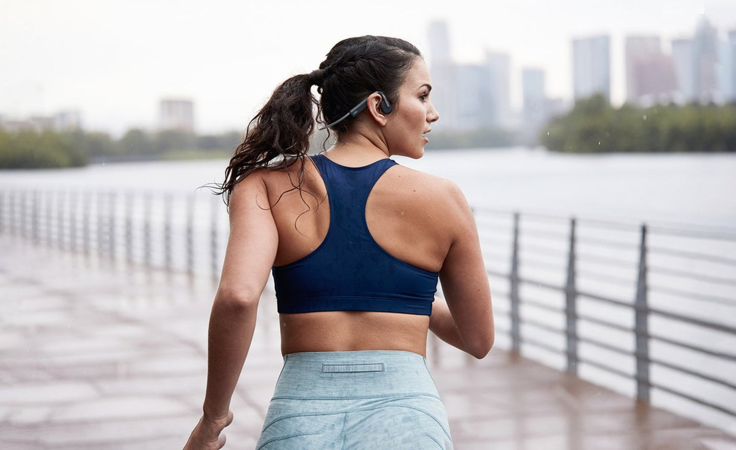 Shokz OpenMove - Bone Conduction - Sporthoofdtelefoon - Grijs