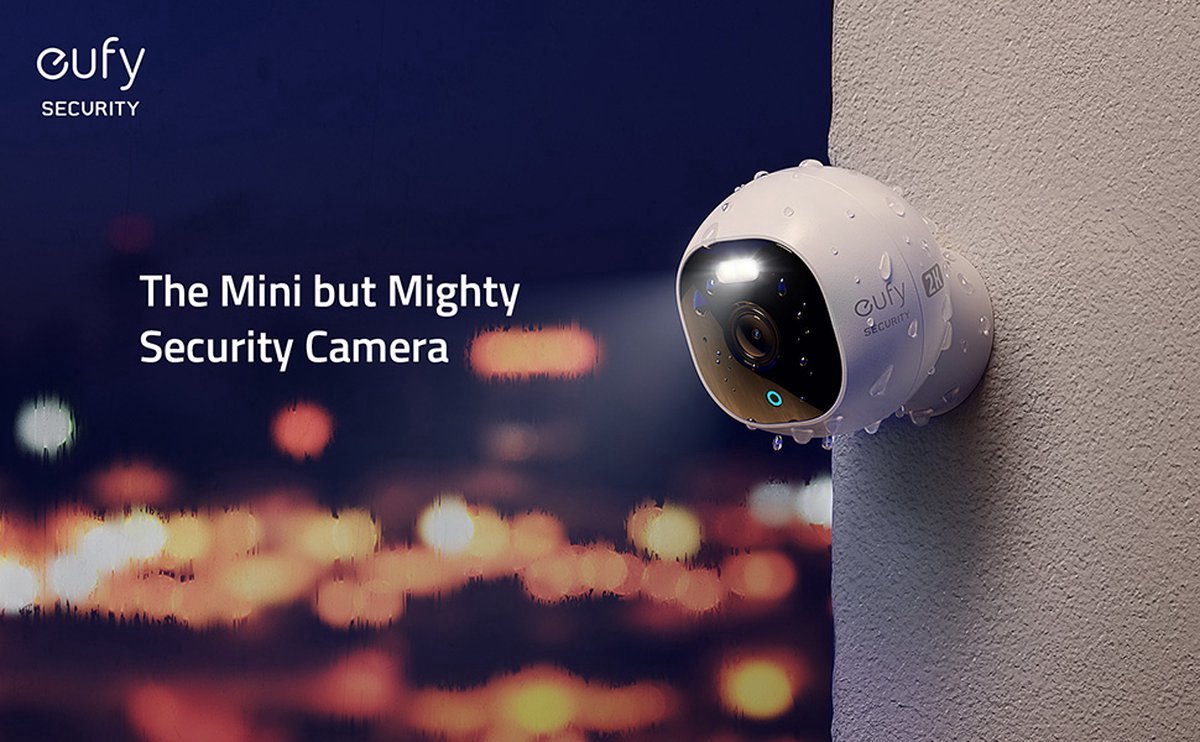 Eufy All-In-One C24 Buiten Security Camera with 2K Resolution + Binnen Cam S350 4K