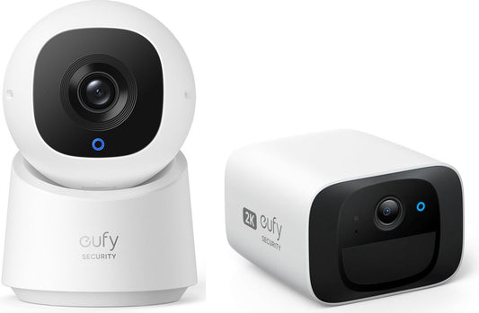 eufy Security - Binnen Indoor Cam C220 + Buiten SoloCam C210