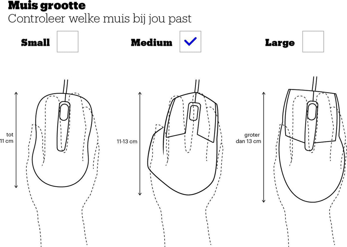 Tecknet Verticale Muis - Ergonomisch Ontworpen voor Rechtshandige - Draadloos - 6 Knoppen - 2000-1200-800 Instelbaar DPI