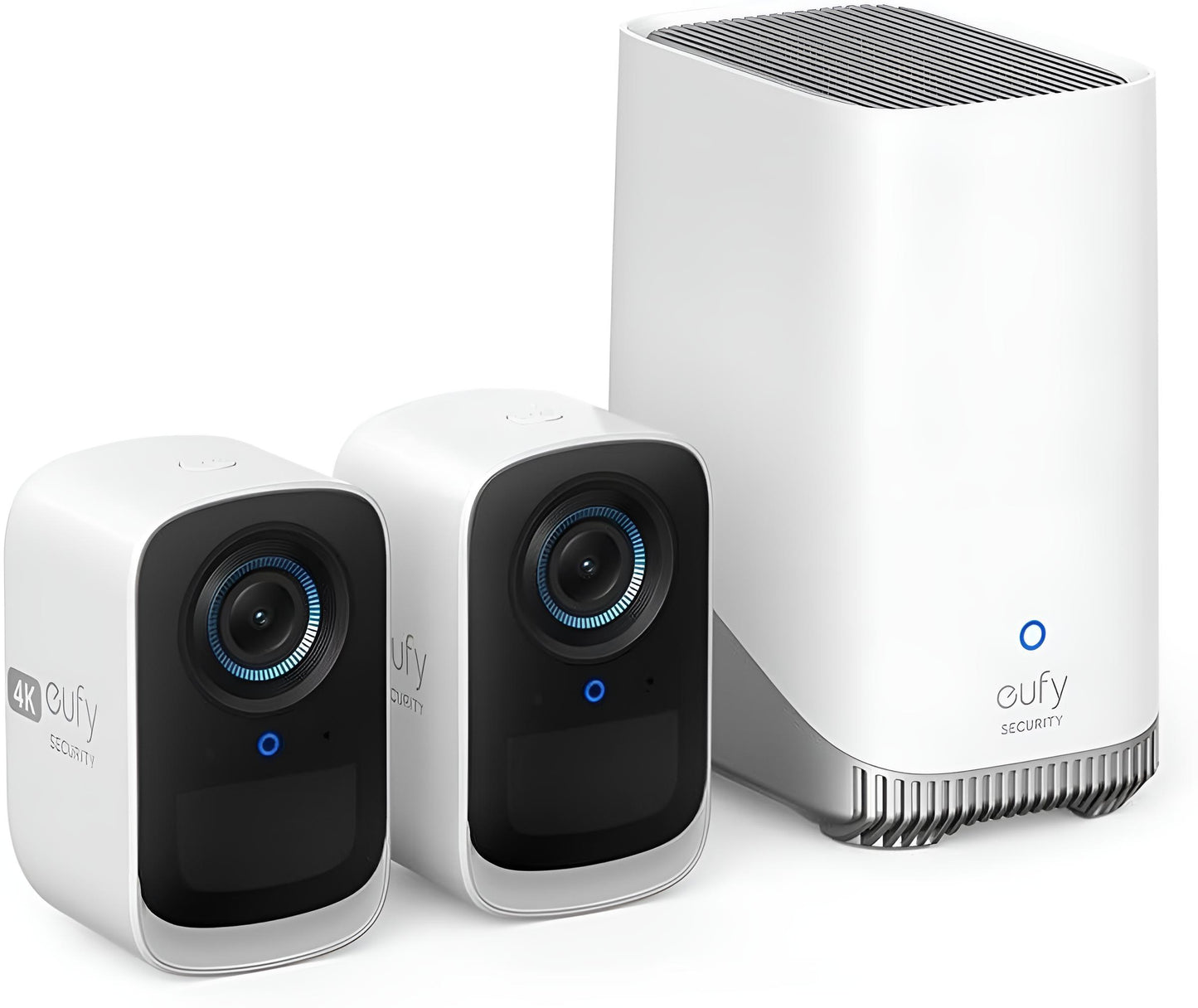 eufy Security eufyCam 3C HQ 4K met Homebase 3 - 2 beveiligingscamera/ IP camera - 180 dagen batterij - Voor binnen & buiten