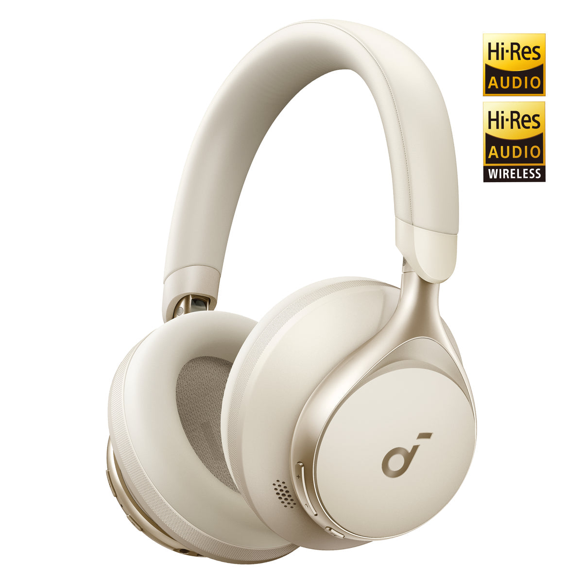 Space One | Active Noise Cancelling white Headphones