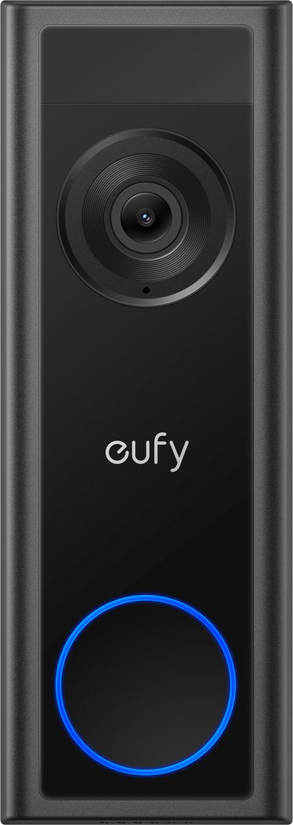 eufy Video Doorbell C30 + Chime - Voordeelbundel- 2K FHD, 16:9 Uitgebreid beeld, Eenvoudige installatie, Live videogesprek, Mens- en bewegingsdetectie, Compatibel met HomeBase S380, Geen abonnementskosten