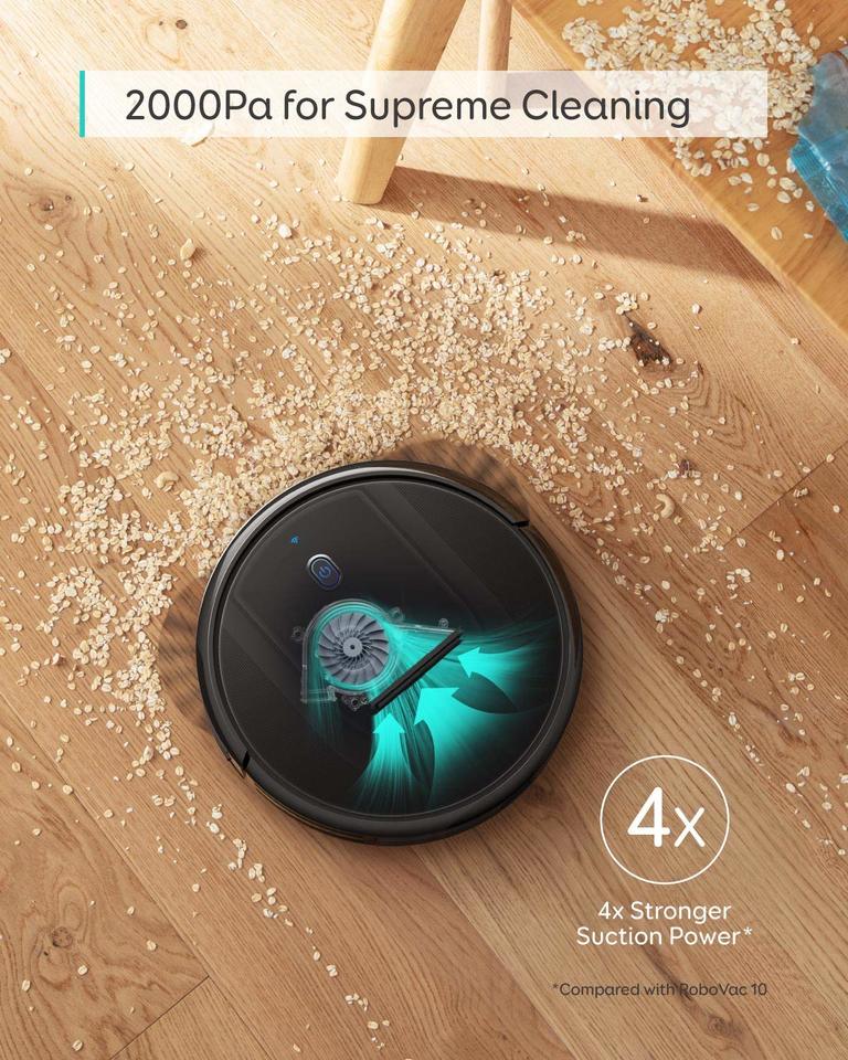 Eufy RoboVac G10 Hybrid Zwart