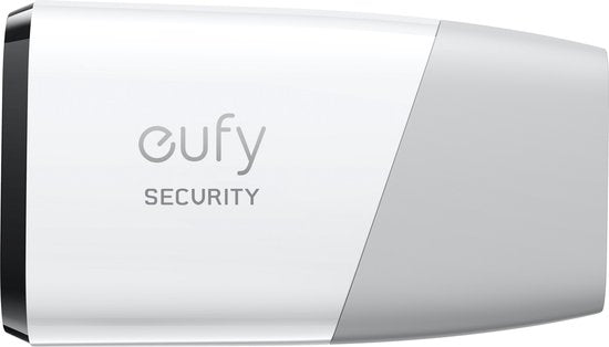 Eufy 4G Starlight 2K Draadloze beveiligingscamera - 8GB Opslag - Accu -Wit