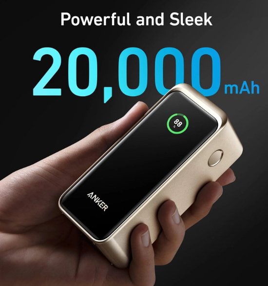 Anker Prime 20,000mAh Power Bank (200W) Gold