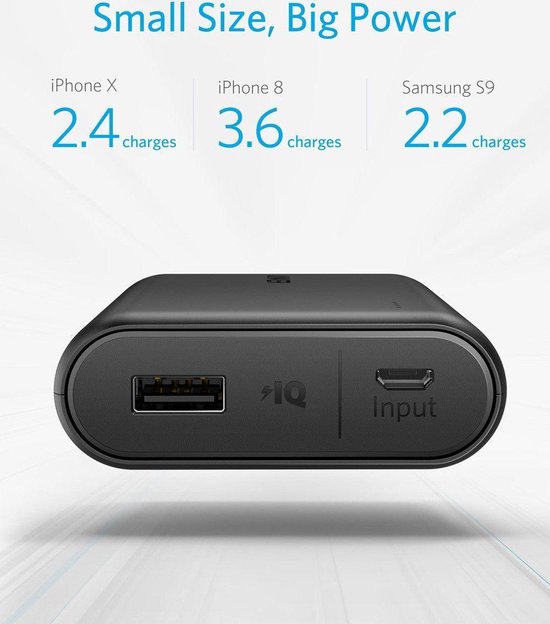 Anker Powerbank PowerCore 10000 mAh Zwart