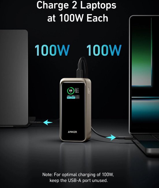 Anker Prime 20,000mAh Power Bank (200W) Gold