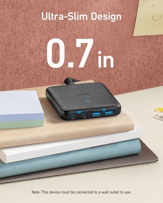 Anker Powerport Atom III 65W Slim EU Fabric