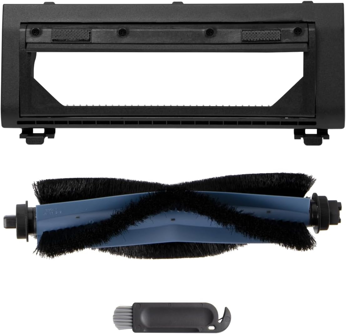 Eufy Accessoires voor Robotstofzuiger Omni C20 – 1 rolborstel, 1 borsteldeksel en 1 reinigingshulpmiddel.