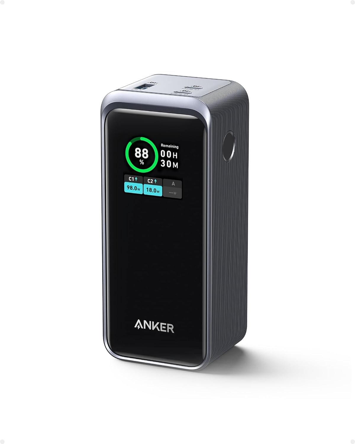 Anker 735 Prime (200W) Powerbank voor MacBook/Laptop 20.000 mAh Zwart