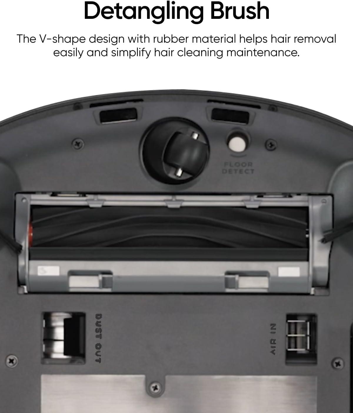 Eufy Rolborstel en borsteldeksel voor robotstofzuiger Omni S1 Pro / S1