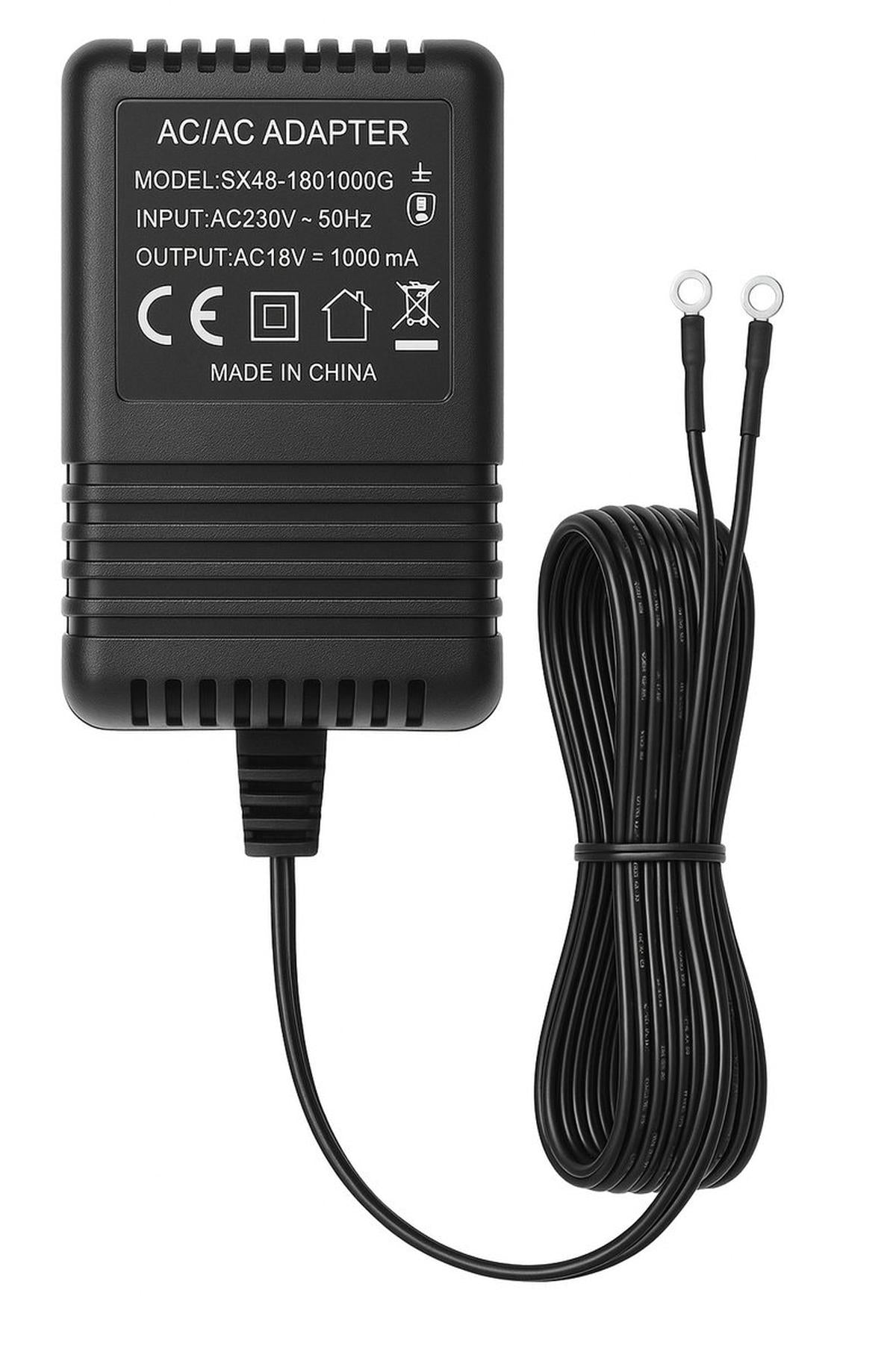 Video deurbel adapter – Approved by eufy Universele Beltransformator – 18V 1A (18VA) – AC/AC – 6 Meter Kabel – Compatibel met Eufy, Google Nest, Ring, TP-Link Tapo, EZVIZ etc