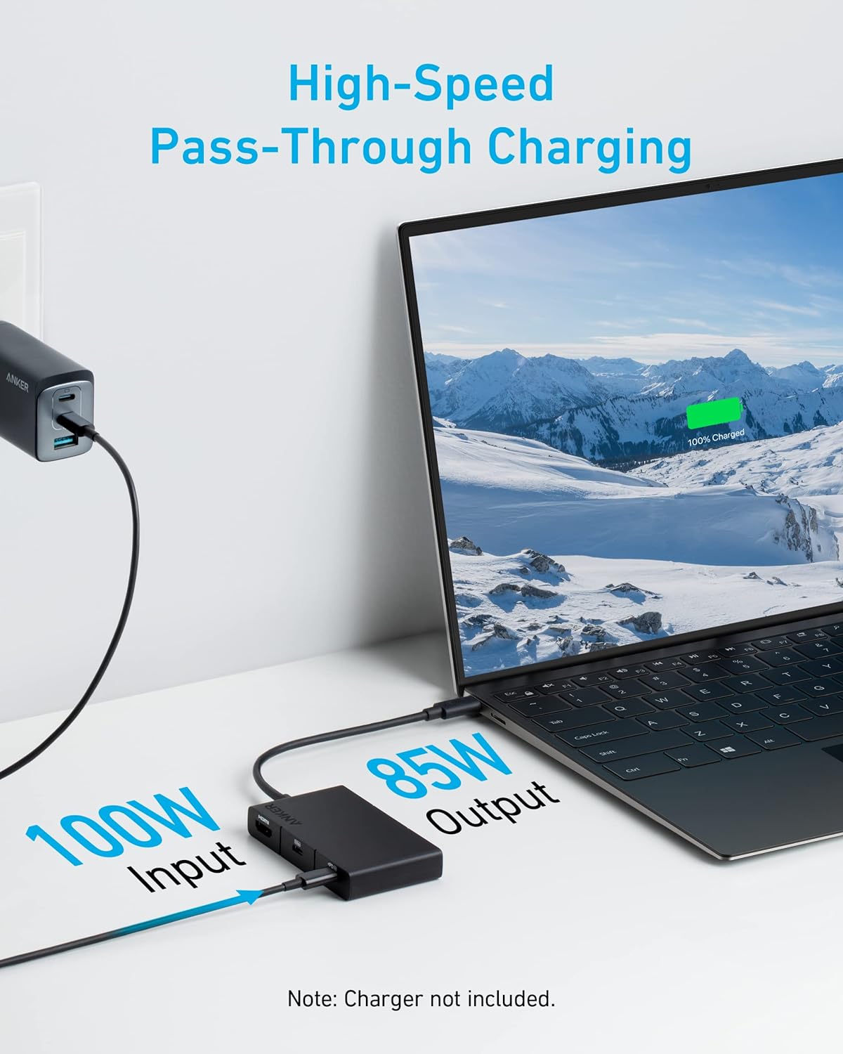 Anker 332 5-in-1 USB-C Hub HDMI 1.4 / 2x USB-C 100W / 2x USB-A 5Gbps