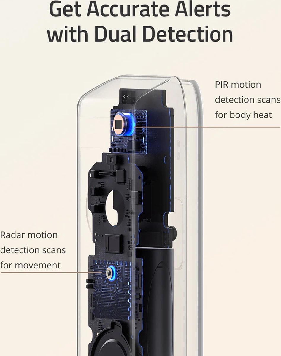 Eufy Solocam S220 + Dual deurbel met Homebase 2 bundel - zonne-energie beveiligings camera - voorkant en grond deurbel zicht