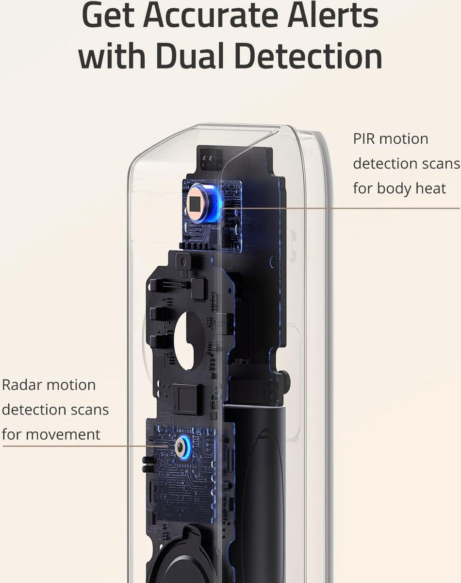 Eufy Dual 2 Pro 2K Draadloze Video Deurbel Uitbreiding inclusief verstelbare camera + Deurbelgong