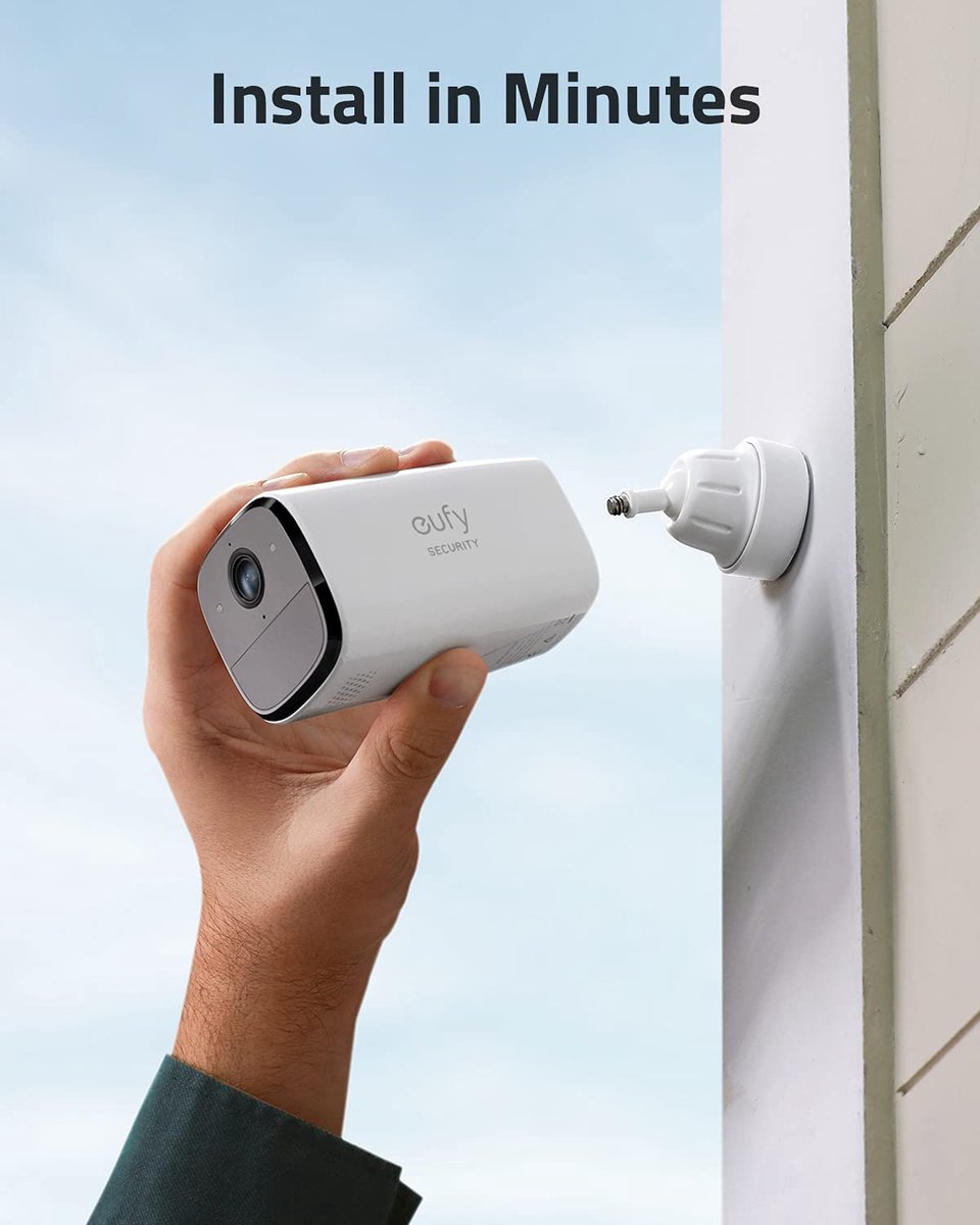 eufy Security SoloCam E40 - Solo Pro,Zwart en wit