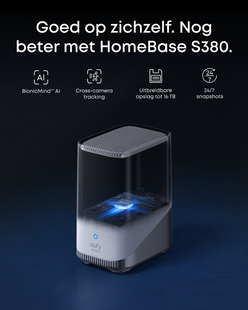 Eufy SoloCam S4 Kogel (vorm) IP-beveiligingscamera Binnen & buiten 3840 x 2160 Pixels Plafond/muur