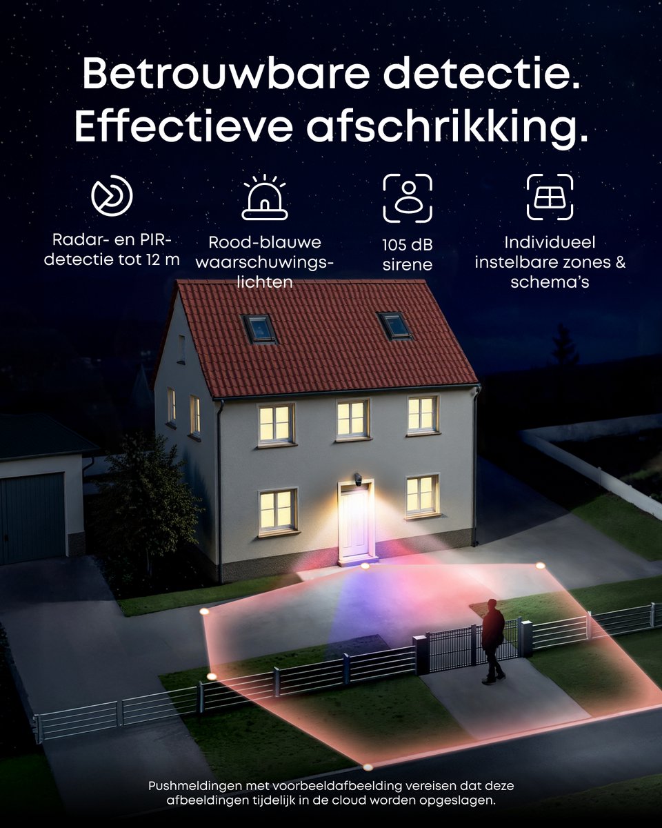 Eufy SoloCam S4 Kogel (vorm) IP-beveiligingscamera Binnen & buiten 3840 x 2160 Pixels Plafond/muur