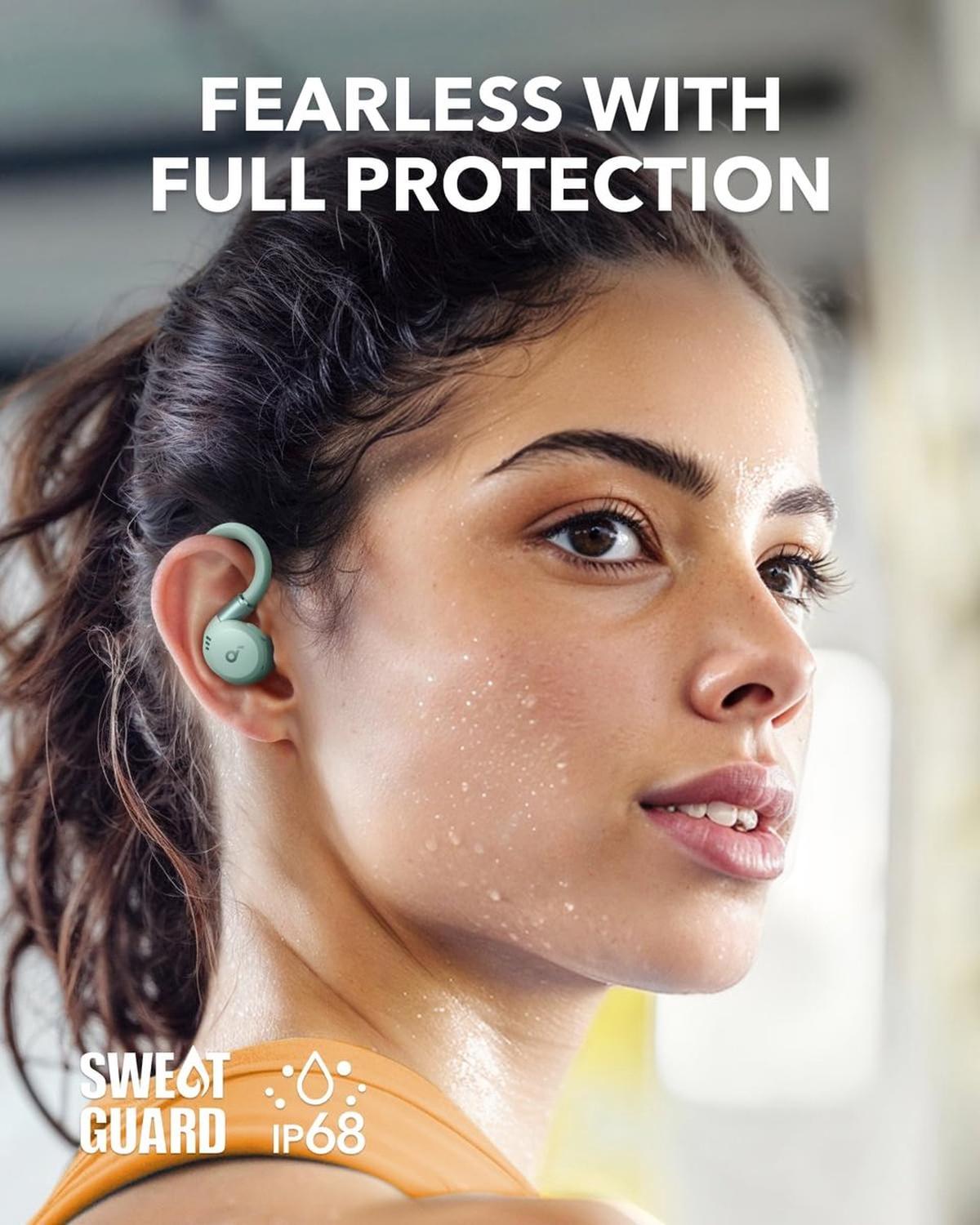 Anker SoundCore Sport X20 ANC Draadloze Oordopjes met Oorhaken Groen