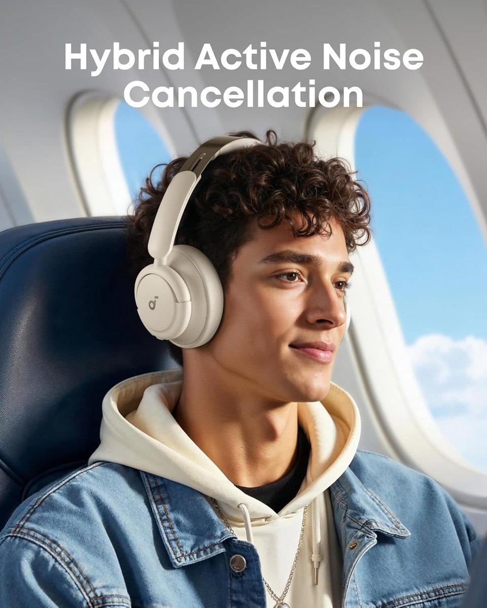 Soundcore by Anker Life Q30 Hybrid Active Noise Cancelling Headphones with Multiple Modes, Hi-Res Sound, 40H Playtime, Fast Charge, Soft Earcups, Bluetooth Headphones, Travel- Wit